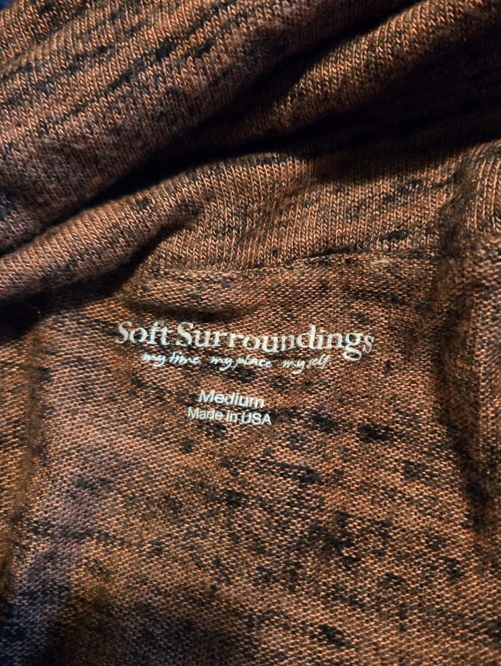 Soft Surroundings Ombre Cowl Neck Top - Picture 3 of 3
